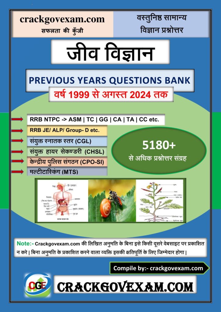 Biology MCQ question in Hindi Pdf